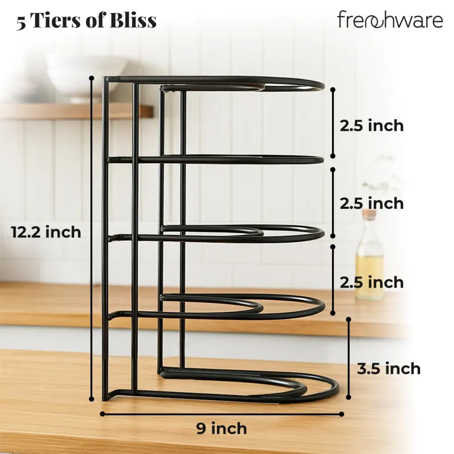 5-Tier Pan & Pot Rack