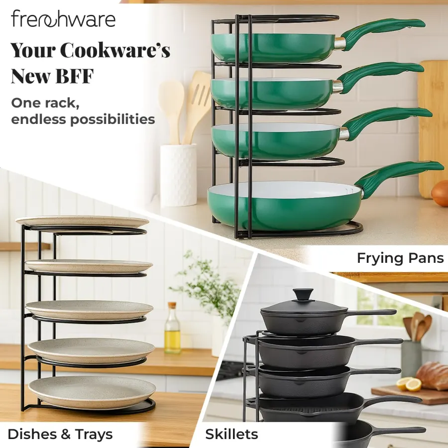 Cookware Organizer Rack