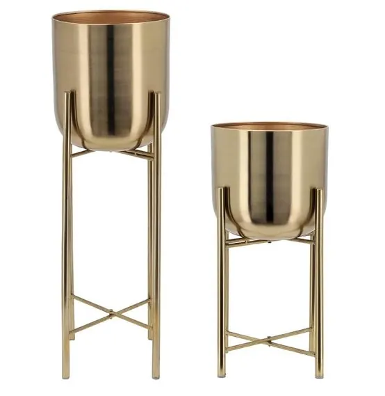 Gold Planter Set of 2